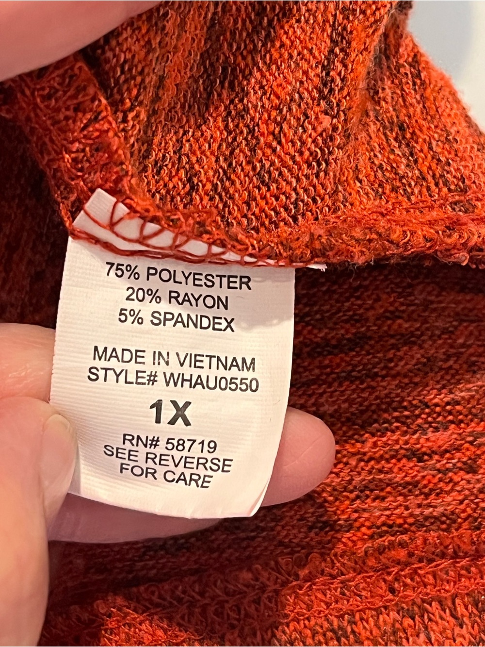 Notations Button-Front Knit Top - Picture 4 of 4